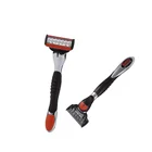 Men Body Hair Remover 5 Blade Razor Cartridge Refill Blades System Metal Shaver