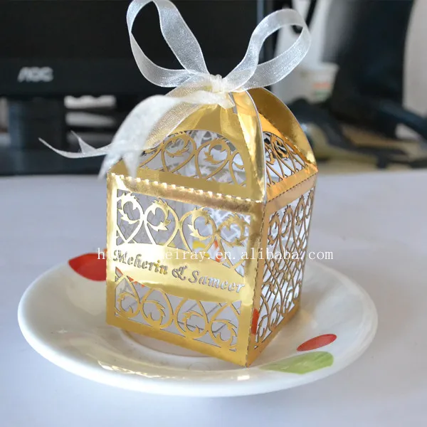 gold candy boxes