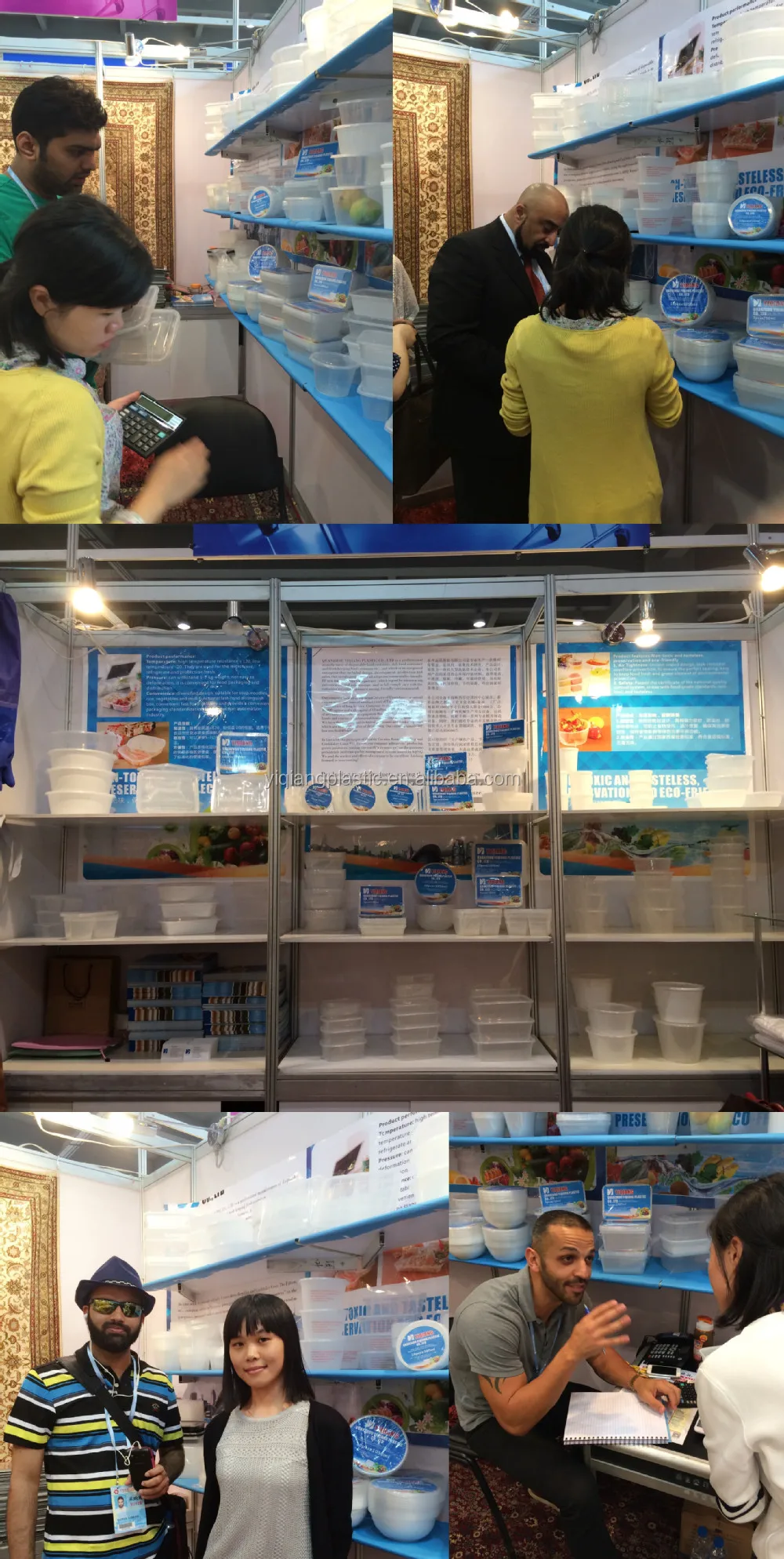 トップセールス長方形500ミリリットル使い捨てマイクロ波プラスチック食品トレイ仕入れ・メーカー・工場