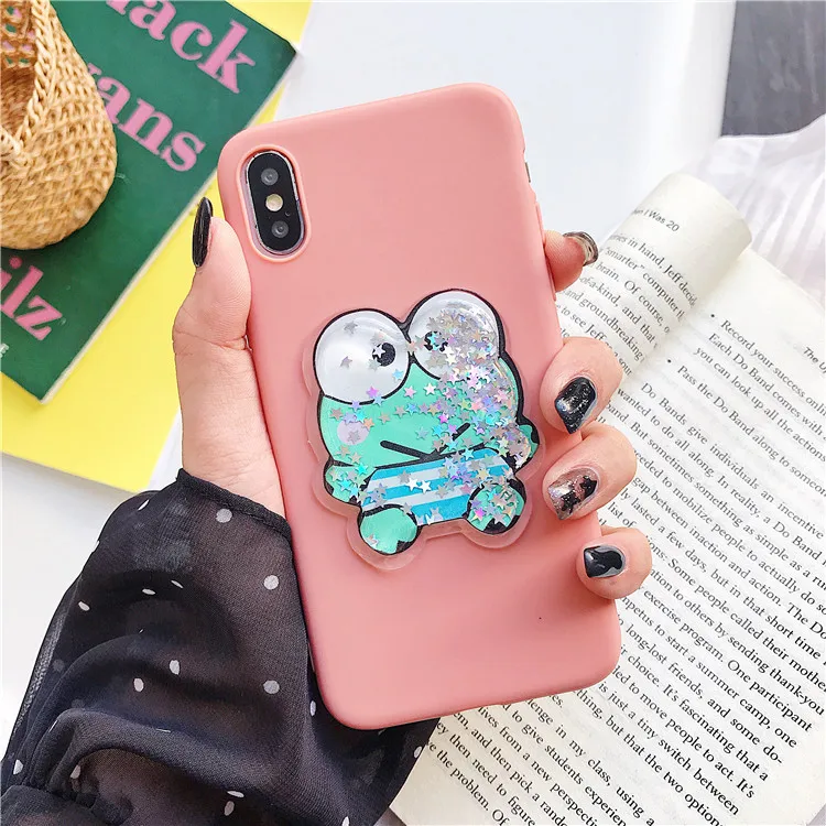 2019 cartoon frog pattern with colorful liquid stars protective mobile phone case cover for iphone xr BIA337
2019 cartoon frog pattern with colorful liquid stars protective mobile phone case cover for iphone xr BIA337