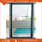 YY HOME AS/NZ2208 standard luxury jalousie aluminium louvre blade window shutters