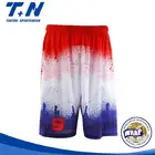 loose baggy cargo sublimated basketball shorts