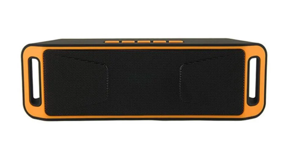 New sc-208 Portable V2.1 Stereo Wireless speaker Support Handsfree FM Radio AUX USB TF Card Mic for IOS Android Phone - ANKUX.COM