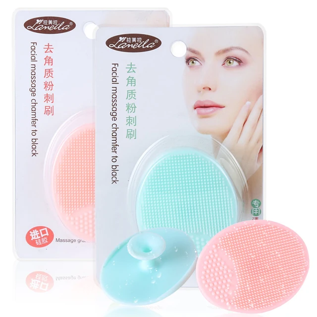 Lameila Cosmetic Tools Soft Massage Manual Type Face Cleaner Silicone Portable Facial Cleansing Brush For Woman C0327, Pink/blue
Lameila Cosmetic Tools Soft Massage Manual Type Face Cleaner Silicone Portable Facial Cleansing Brush For Woman C0327, Pink/blue