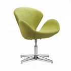 Cheap metal frame office swivel egg aviator swan chair