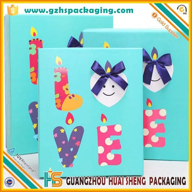 customized letter shaped packaging box gift boxes wholesale in