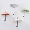 Cute umbrella door key hook kitchen bathroom decoration small plastic hook