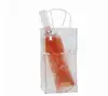 High quality clear travel plastic PVC bottle cooler bag