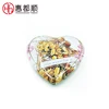Wholesale Heart Shape Metal Empty Chocolate Candy Tin Box with Lid