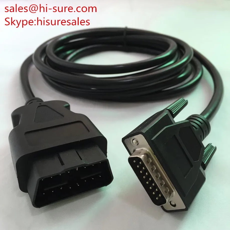 Pin Obd Obdii Male Connector To Db P Male Cable Buy Pin Obd