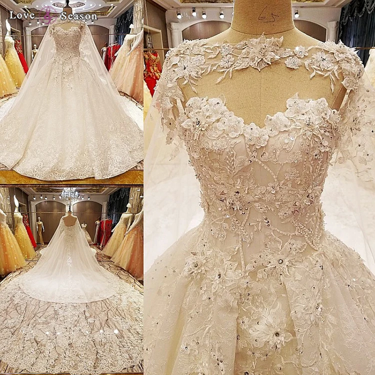 Whole Wedding Dress With Stone Online Best Ls7051 Short Strong Wedding Dresses