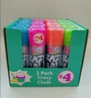 Sidewalk chalk spray show a marker where is allowed where is not allowed easy washable and wipe off