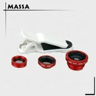 Massa Hot Sale universal 3 in 1 clip lens Fisheye lens for mobile phone