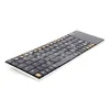 stainless steel shell 2.4g wireless keyboard and mouse sets