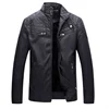 Best sale pu leather jackets for men coats woodland coat blank bomber