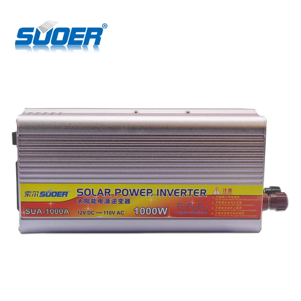 Suoer 1000W 12V 220V DC AC Off Grid Solar Power modified Inverter