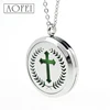Spot Wholesale 316 Stainless Steel Aromatherapy Pendant Necklace With Felt