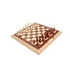 Travel chess set wooden backgammon game