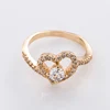 Fashion wholesale american gold plated paved diamond ring,18k gold ring woman jewelry