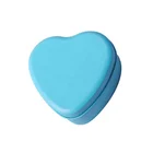 Wholesale Cheap Wedding Gift Multi Color Custom Logo Heart Shape Metal Candy Box