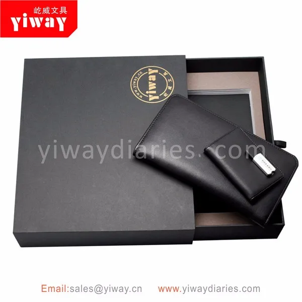 promotional gift items business card holder and pen gift set