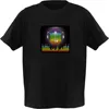 Novelty fashion programmable t-shirt led display