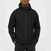 Wholesale Custom 100% Polyester Fleece Inside Adjustable Drawstring Hooded Zipper Anorak Men Windproof Warm Jacket