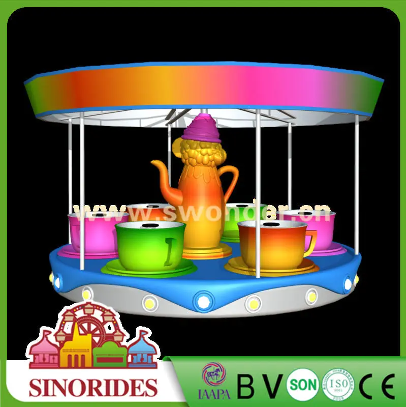 Classic and Popular Amusement Park Rides Family Rides Rotating Coffee Cup Tea Cup