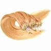 Brazilian virgin human hair natural blond micro loop ring bead human hair extension wholesale price no MOQ