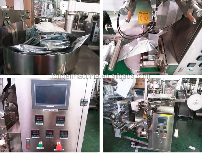 Automatic Coffee Sachet Filling Packaging Equipment Making Small Bag Tea Packing Machine Price With Filter Papers Tag And String