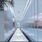 China Supplier 2-12 mm Decoration Office Curtain Wall Tempered Extra Ultra Clear U Channel Glass Sheet