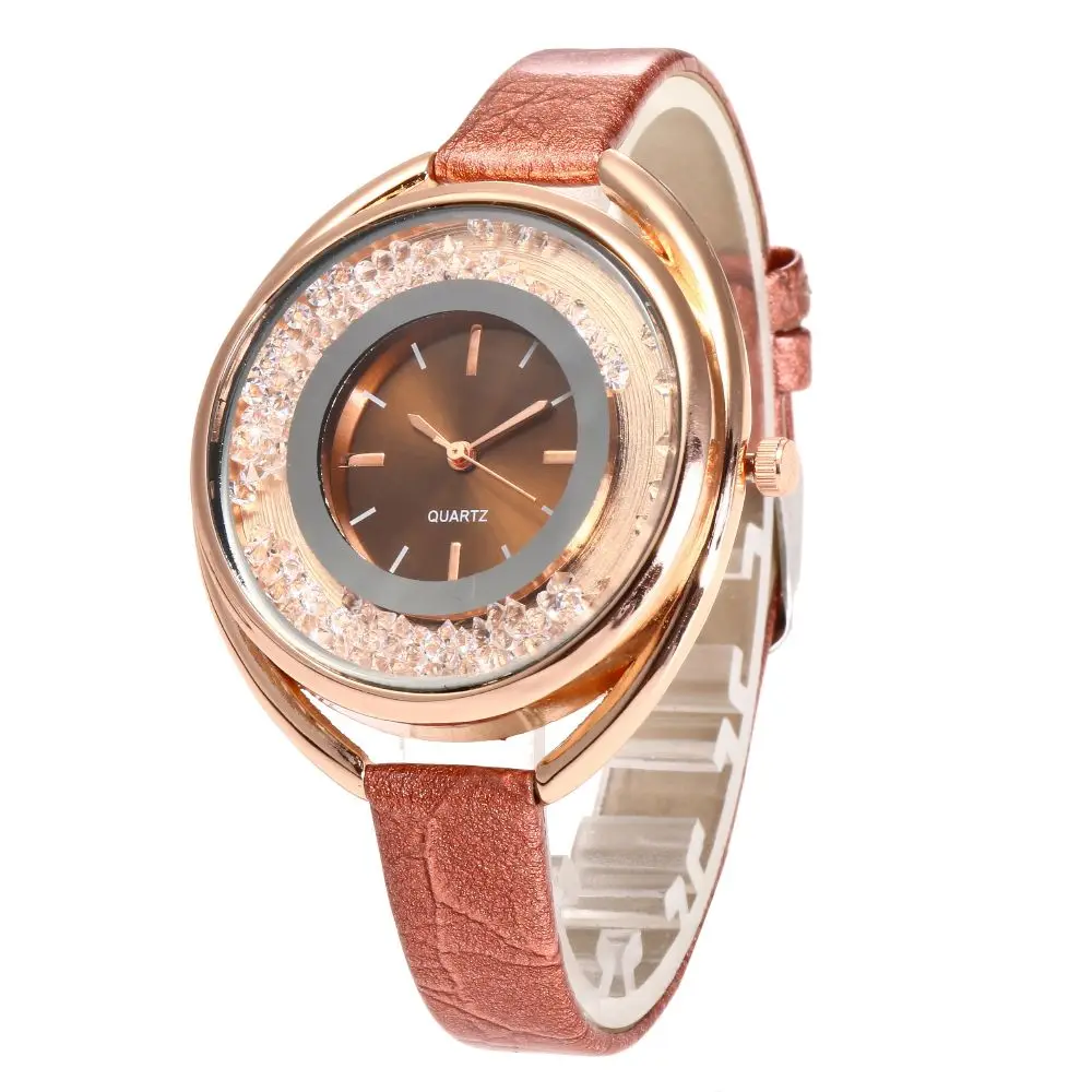 hot quicksand bead watches women fashion quartz wrist ladies