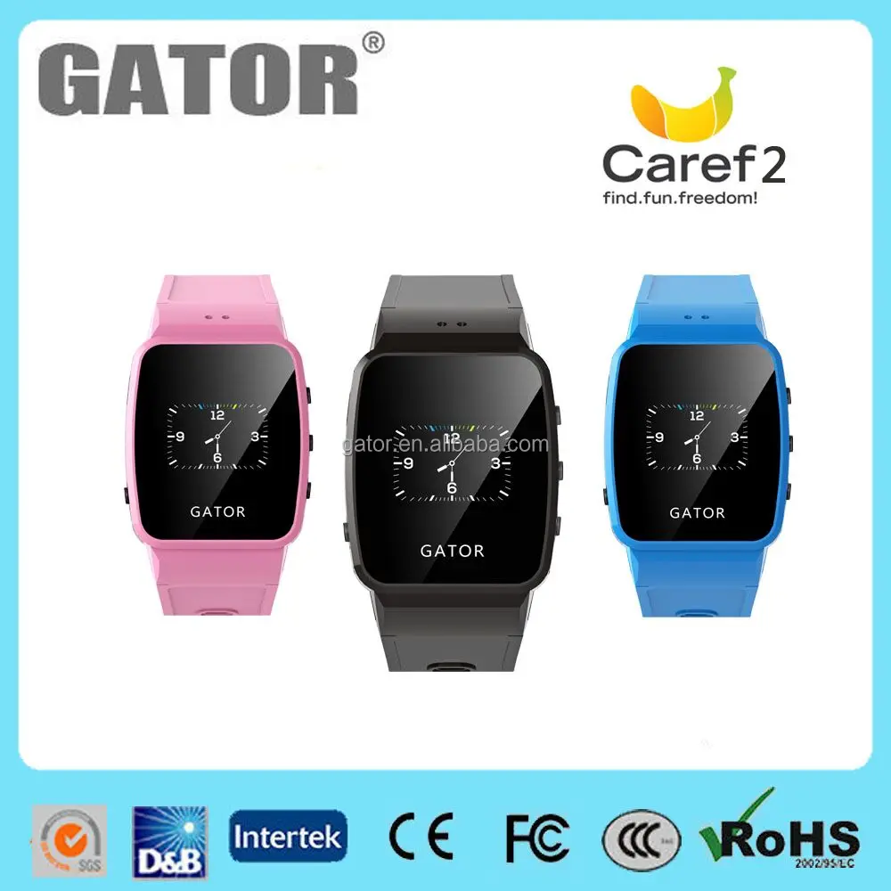 wrist watch gps tracking device for kids-caref watch/small watch