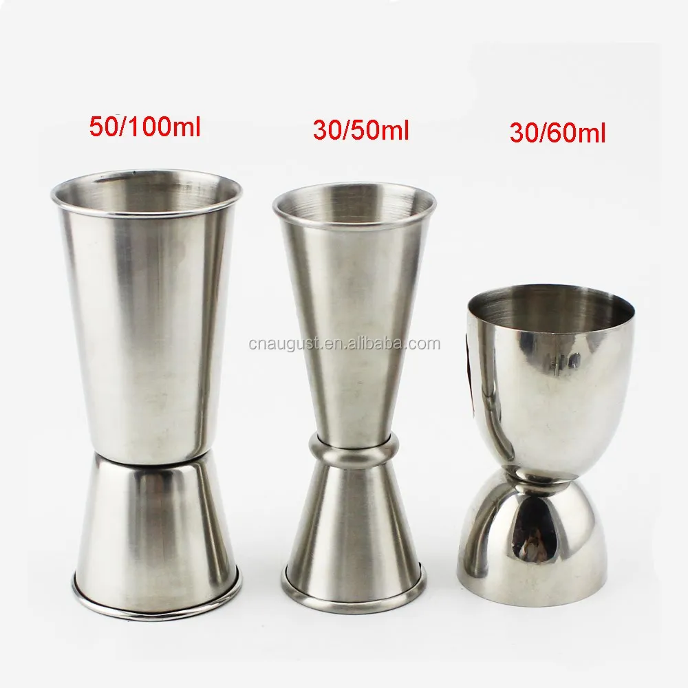 bar measuring cup, jigger stainless steel filling capacity 25 ml