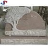 Carved Red Granite tree shaped Gravestone and tombstone prices
