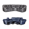 Wholesale Italian style modern leather sectional recliner sofa
