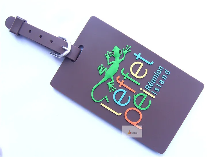2019 promotion gifts custom rubber 3d pvc luggage