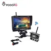 Podofo Wireless Backup Camera 7" HD Vehicle Rear View Monitor + Waterproof BackUp Camera Night Vision Parking System for Truck