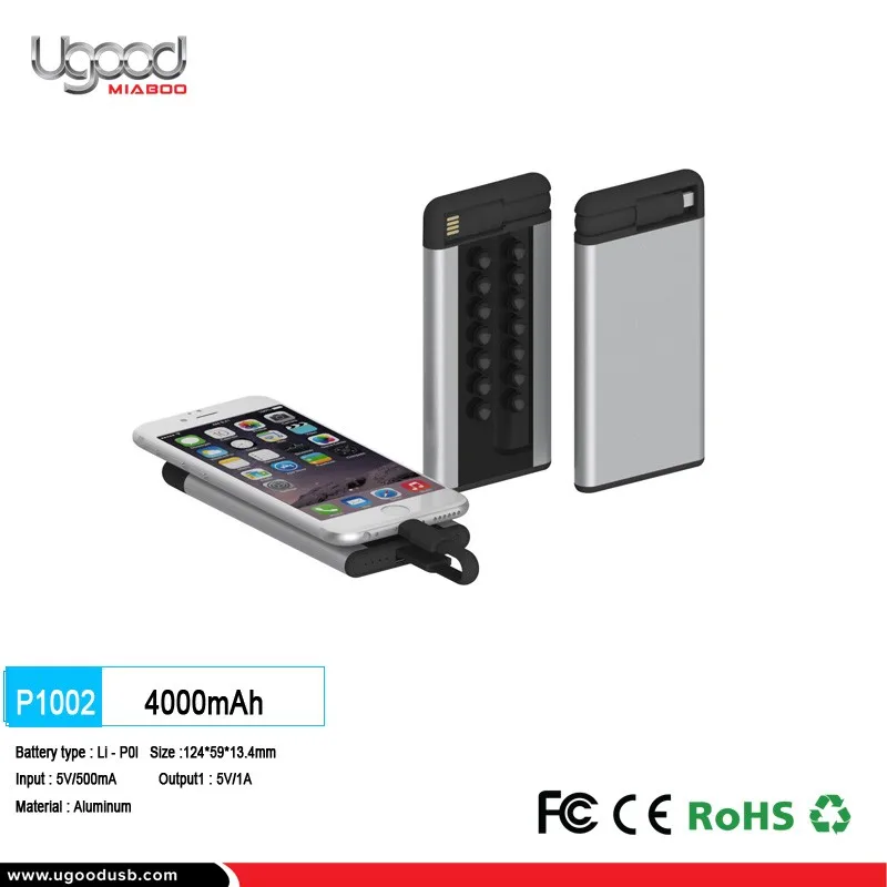 2018 New wireless power bank 2000mAh built in cable mobile charger power bank - ANKUX.COM
