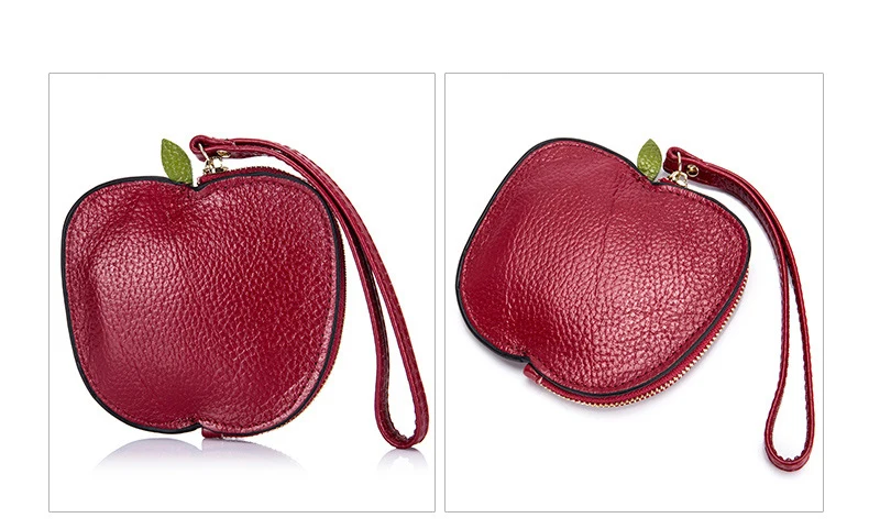 Women genuine leather coin purse 17