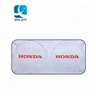 Silk printing tyvek double circle car sunshade colorful printing