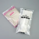 custom design lock frosted PVC zipper packing bag for clothing