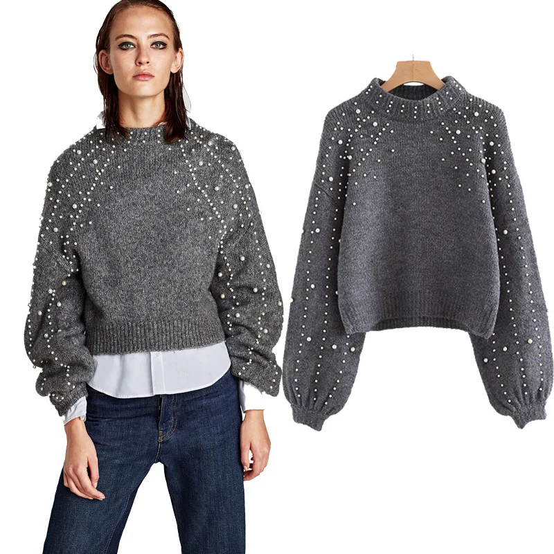 new fashion womens long sleeve loose winter bat sleeve pearl beading Loose Unique Pearl pullover Sweater, Picture
new fashion womens long sleeve loose winter bat sleeve pearl beading Loose Unique Pearl pullover Sweater, Picture
