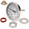 Stainless Steel Brew Kettle Brewing Dia Thermometer with Lock Nut for Homebrew and Distilling