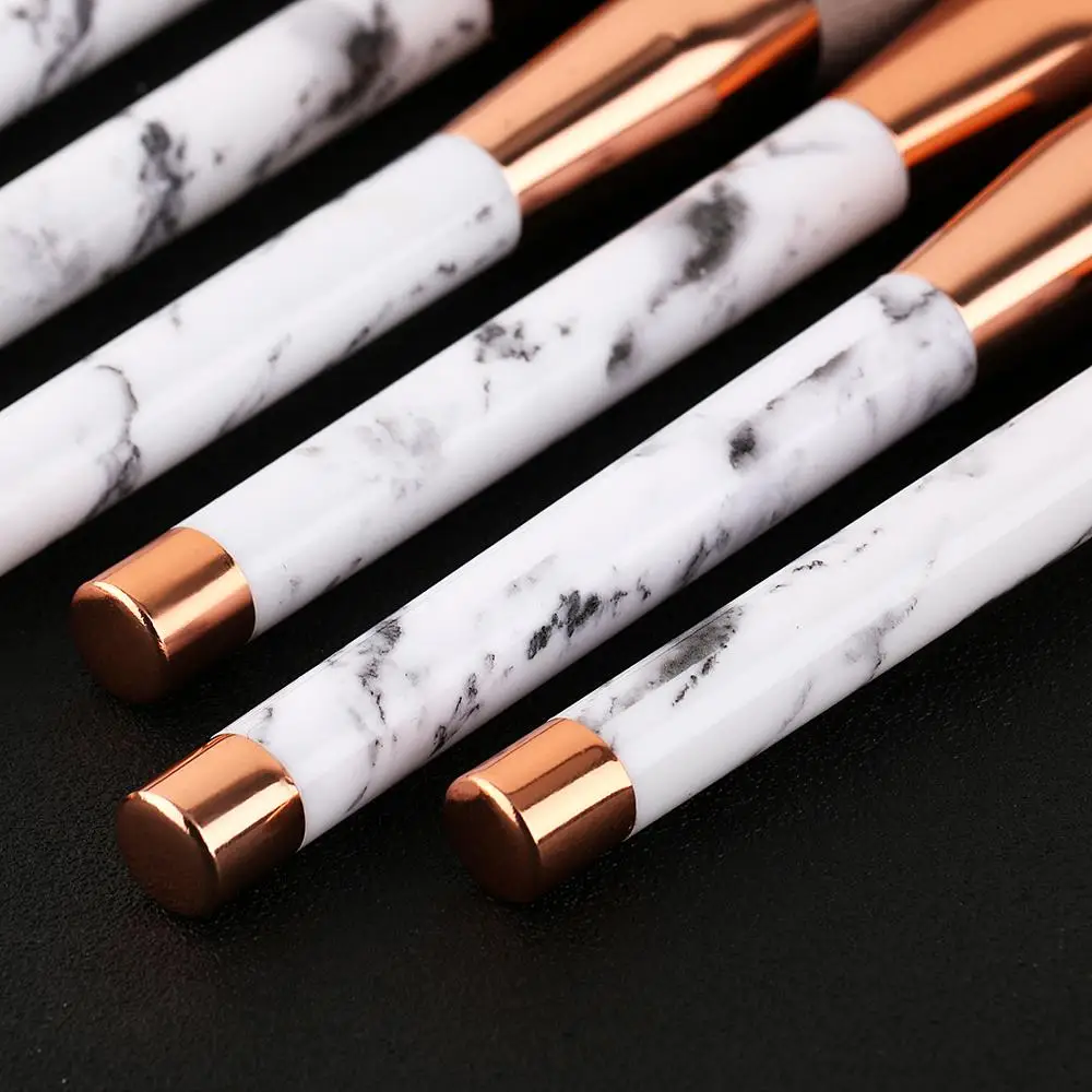 Professional White Marble Makeup Brushes Set 10 Pieces with Foundation Cosmetic Brush, Customized color
Professional White Marble Makeup Brushes Set 10 Pieces with Foundation Cosmetic Brush, Customized color