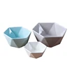 Customized logo reusable porcelain fruit salad serving bowl set kitchen ceramic cereal soup bowl wholesale