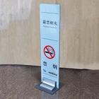 Steel Metal Display Rack /Glass Poster Display Stand