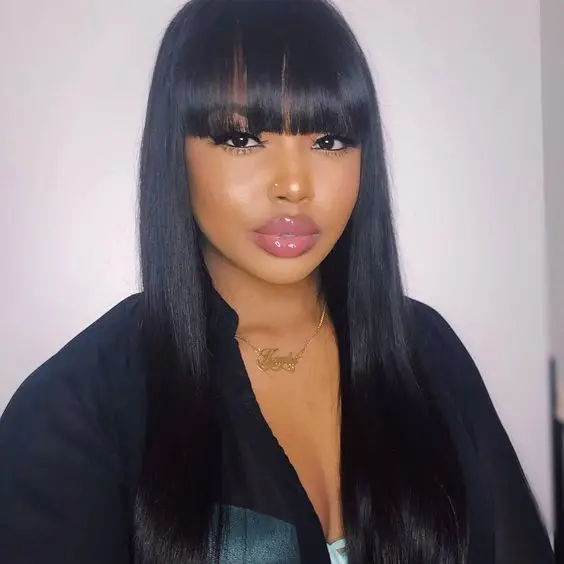 Hot Sale Lace Front Long Straight Wig Raw Indian Human Hair Wigs With Bangs Remy Baby Hair Full For Women Straight Black Hair, All color is available
Hot Sale Lace Front Long Straight Wig Raw Indian Human Hair Wigs With Bangs Remy Baby Hair Full For Women Straight Black Hair, All color is available