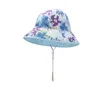 Reversible Double Sides Outdoor Sun Protection Fashion Floral Supreme Bucket Hats For Girls