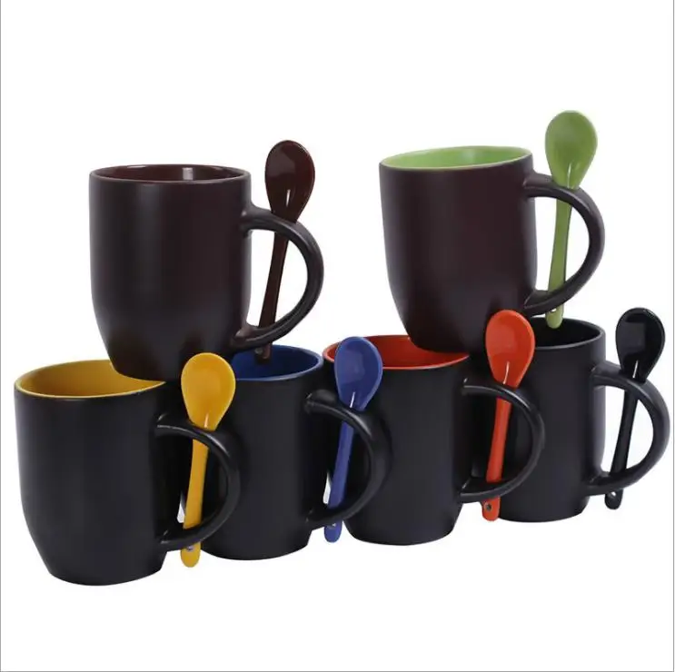 12oz heat transfer magic cup and sublimation inner color changing mug with spoon mug for home and gift, Black,red,dark blue
12oz heat transfer magic cup and sublimation inner color changing mug with spoon mug for home and gift, Black,red,dark blue